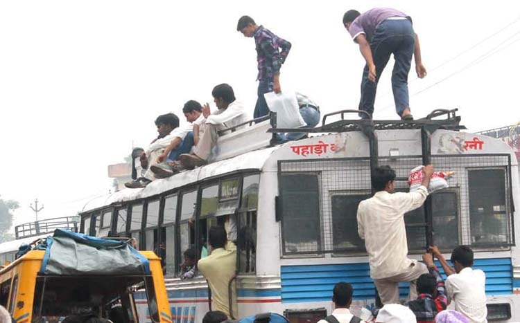 No relief from extra buses and special trains