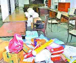 Postal strike in town