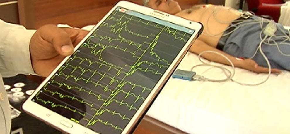 Uproar when asked to remove clothes for ECG