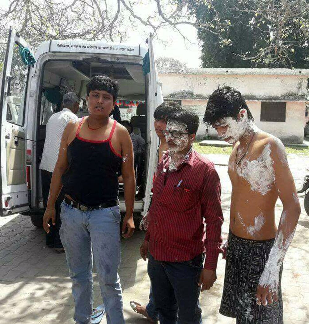 Two parties injured, six injured in graft dispute