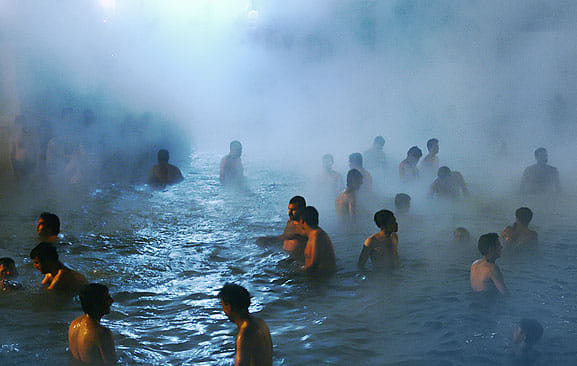 hot spring water in rajasthan sitapur village.