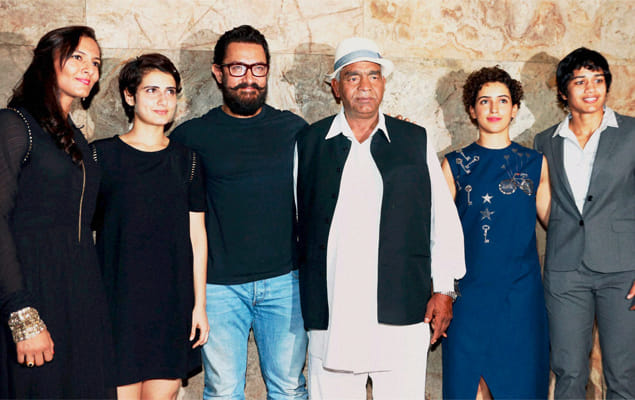aamir khan will visit with geeta phogat and babita phogat in dangal of one crore at ambala cantt.