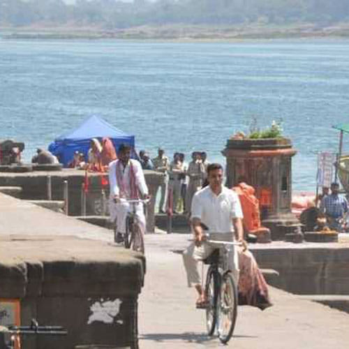 Akshay Kumar And Radhika Apte Shoots For A Song For Film Pad Man