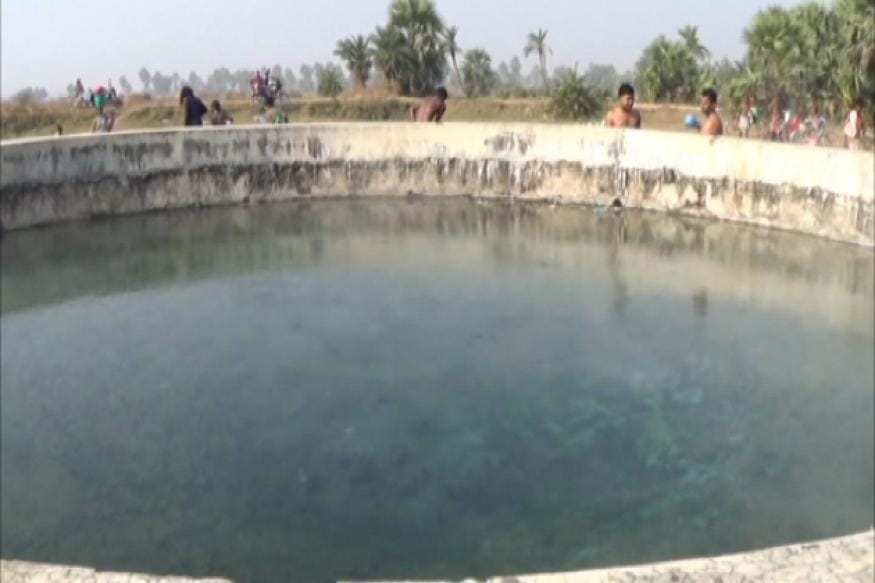 hot spring water in rajasthan sitapur village.