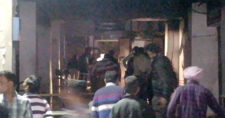 Chandigarh fire, chandigarh showroom fire, city news