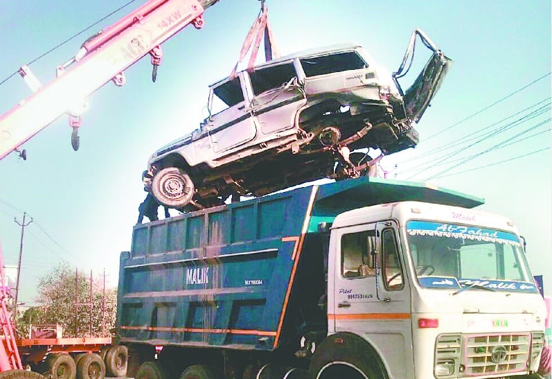 Four workers of Siddiqui death in road accident