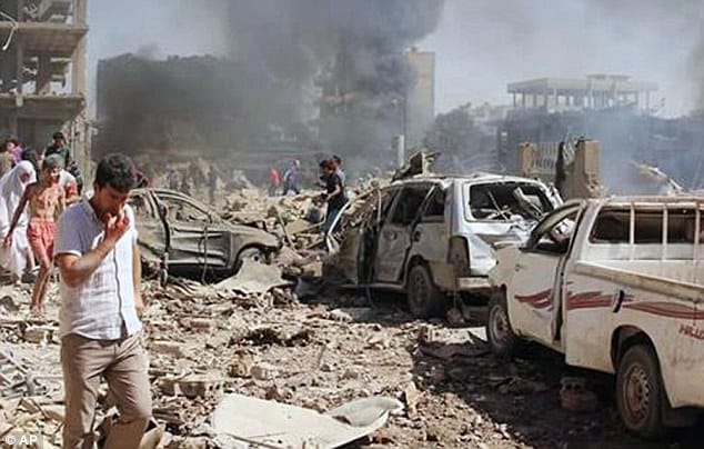 Air Strike on Mosque Near Aleppo in Syria Kills 42 people