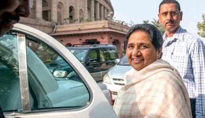 mayawati taking decisions on the drivers orders