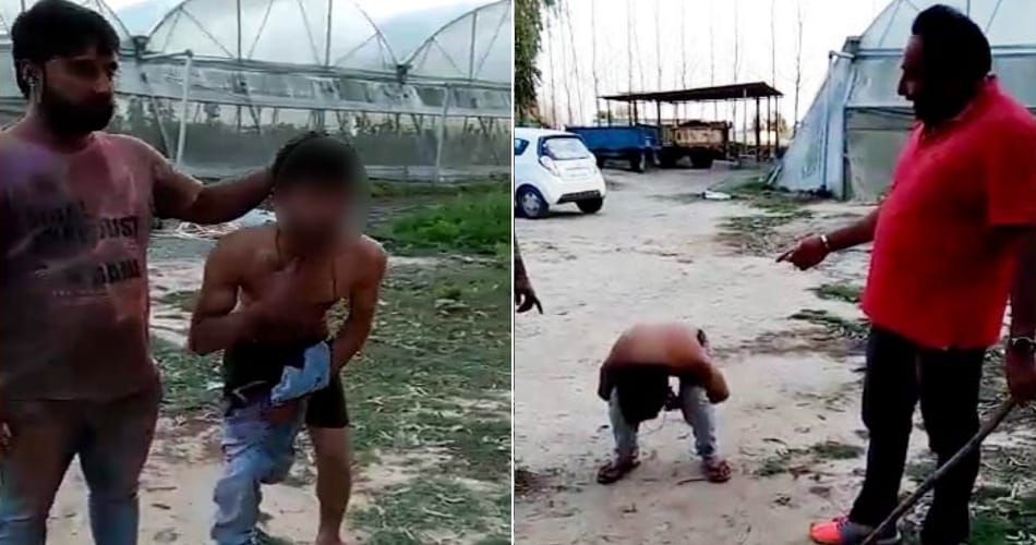 boy forced to take off clothes and beaten by three boys, photos and video viral on social media