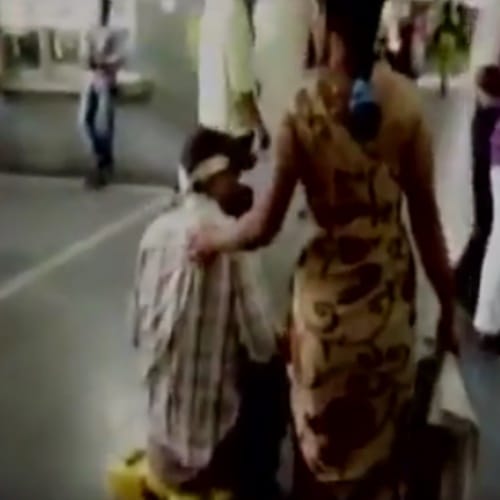 Patient forced to use child’s tricycle at Govt Hospital in Hyderabad
