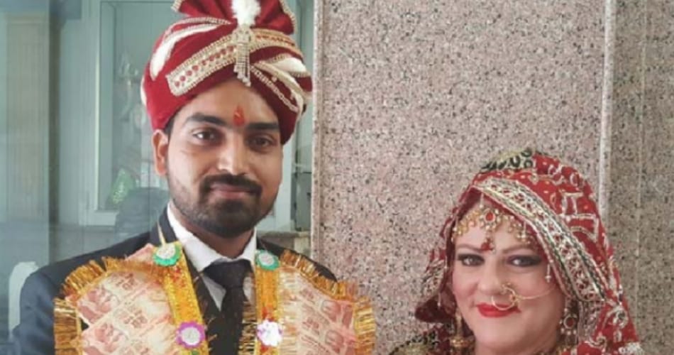 unique marriage, facebook love story of usa girl and 12th pass indian boy sunil, marriage in india