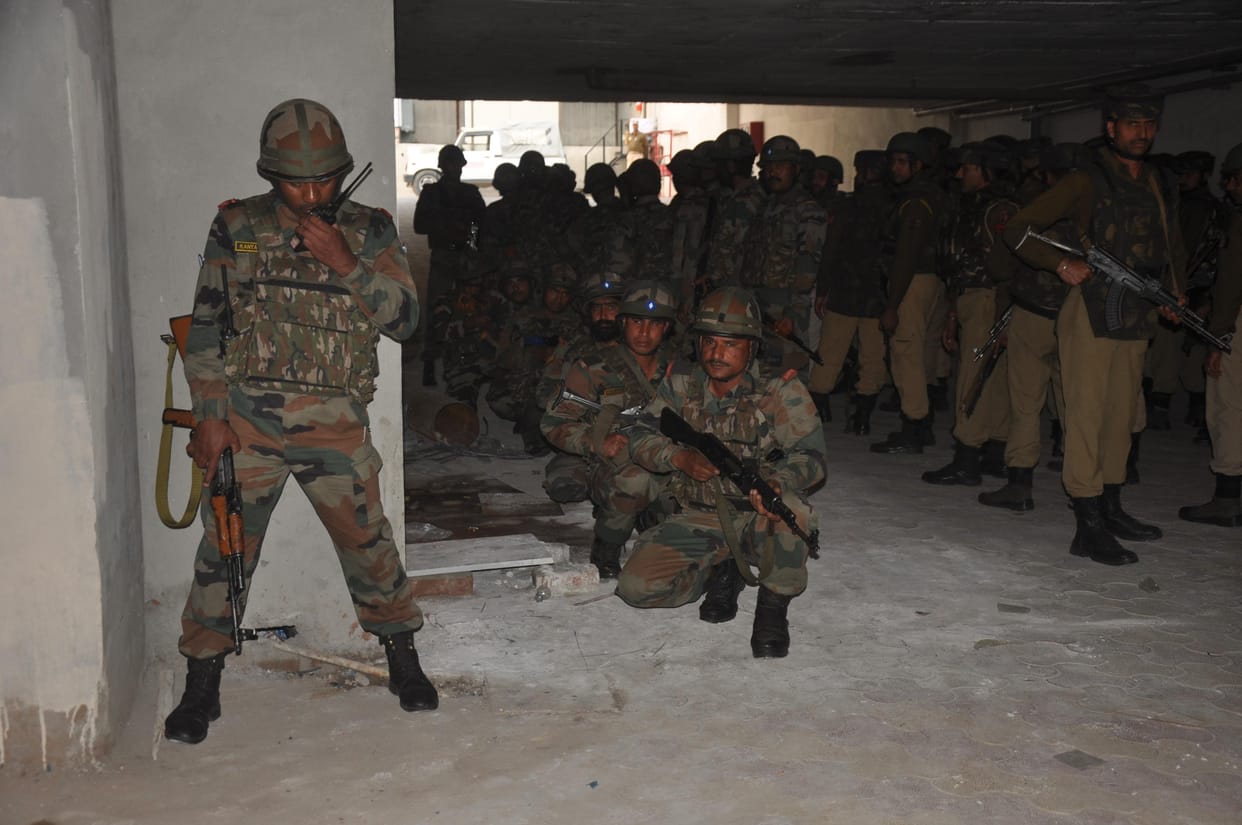 mock drill in hotel redision blue