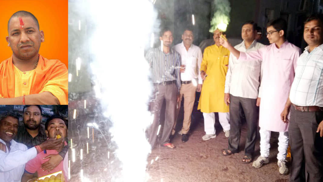 bjp celebrates holi and diwali