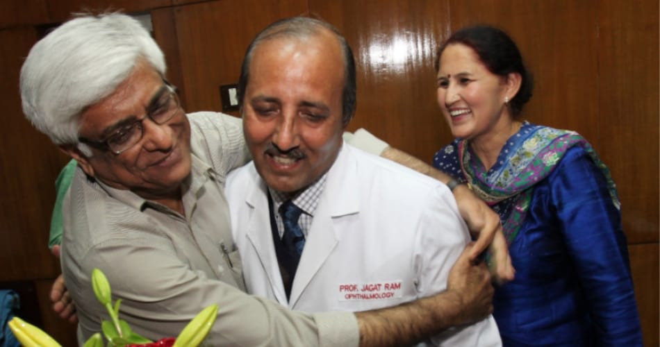 himachal pradesh farmer son doctor jagatram appointed new director of chandigarh pgi