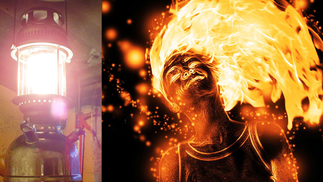 girls death by burning in fire