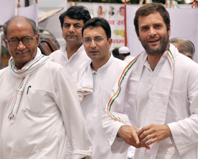 Who is going to challenge Rahul gandhi, will come and face: Digvijay singh