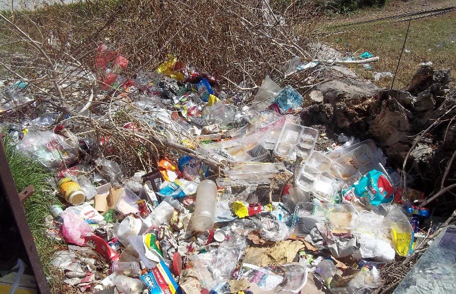 Disposable garbage coming from the plains