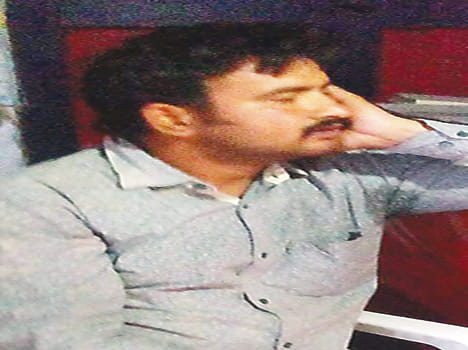 The lawyer was beaten in the house