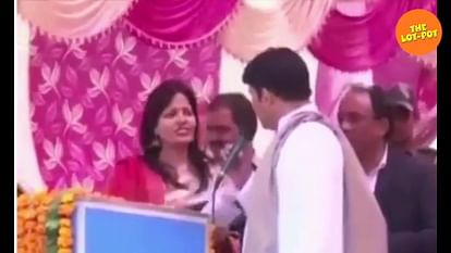 BJP leader Manoj Tiwari video gone viral when she started scolding a lady teacher 