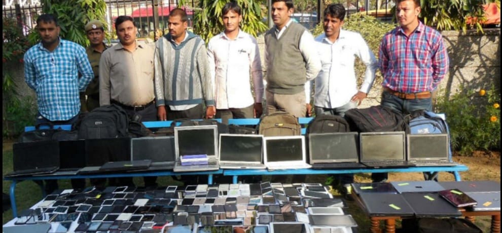 Theft of mobile phones was bought from Delhi and in Punjab