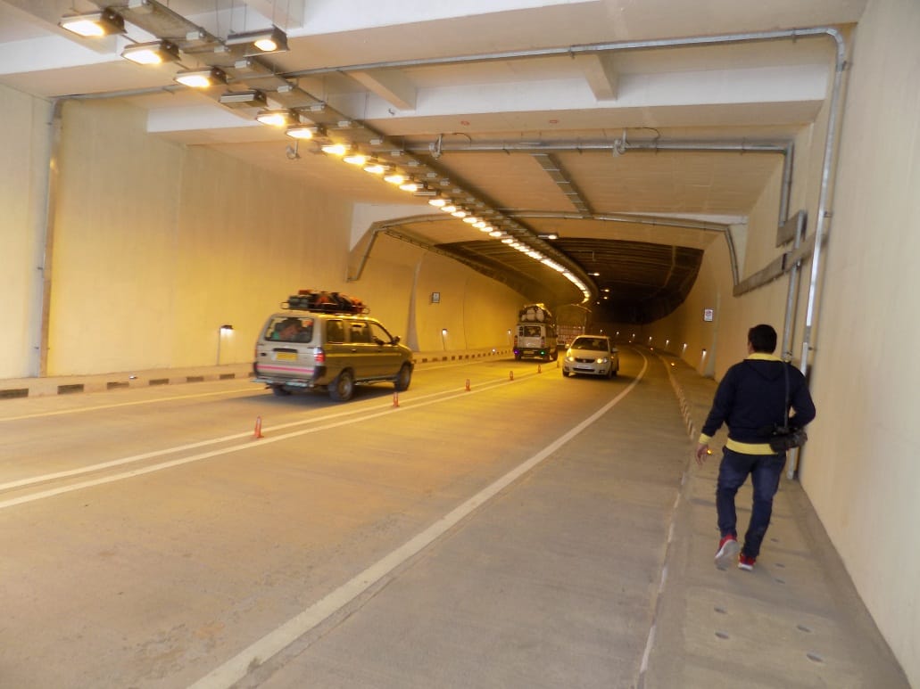 Tunnel opened after seeing Muhurat after inauguration
