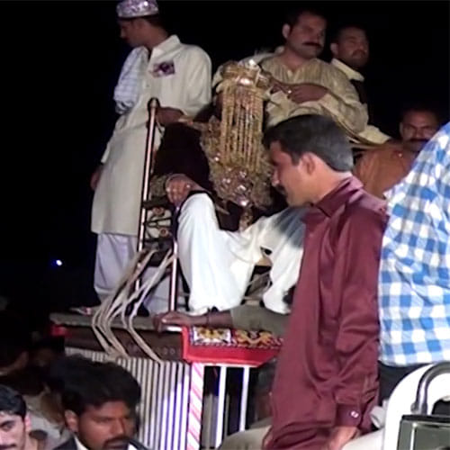 Viral Video: Pakistani Groom Entered His Wedding On A Caged Lion