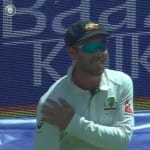 Glenn Maxwell mock Virat Kohli after his dismissal on day 3