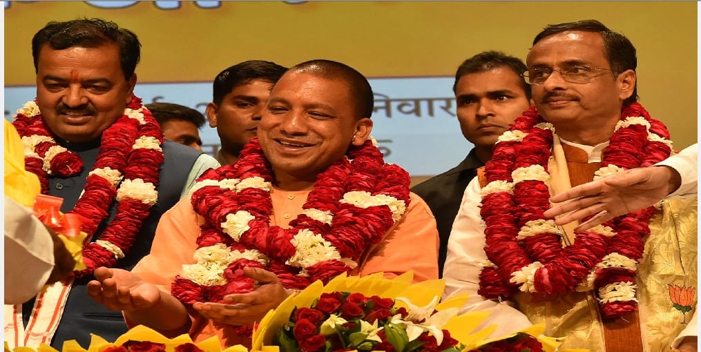 manoj sinha, adityanath and keshav prasad in race of UP chief minister.