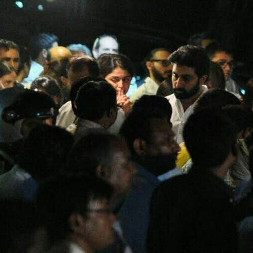 Shahrukh, Amitabh And Other Visits Aishwarya Rai Bachchan's Father Krishnaraj Rai's Funeral