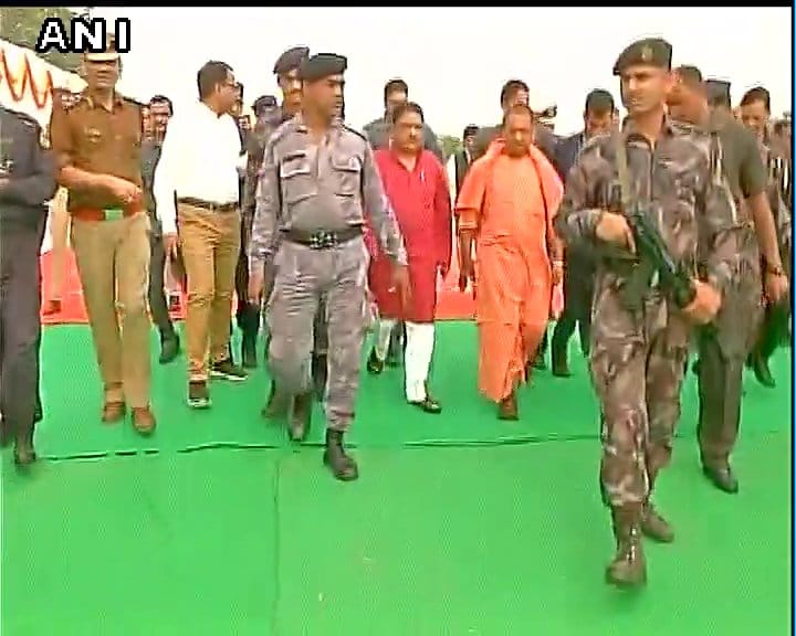 Yogi adityanath to take oath as chief minister of uttar pradesh today