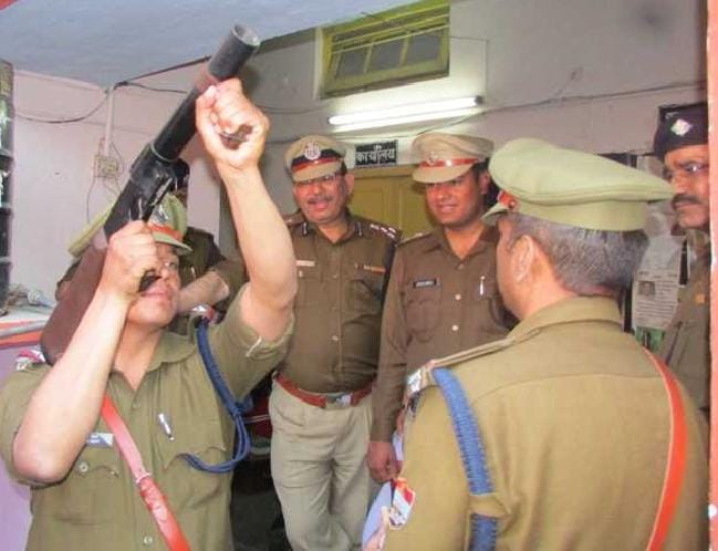 Annual inspection of ramnagar Kotwali