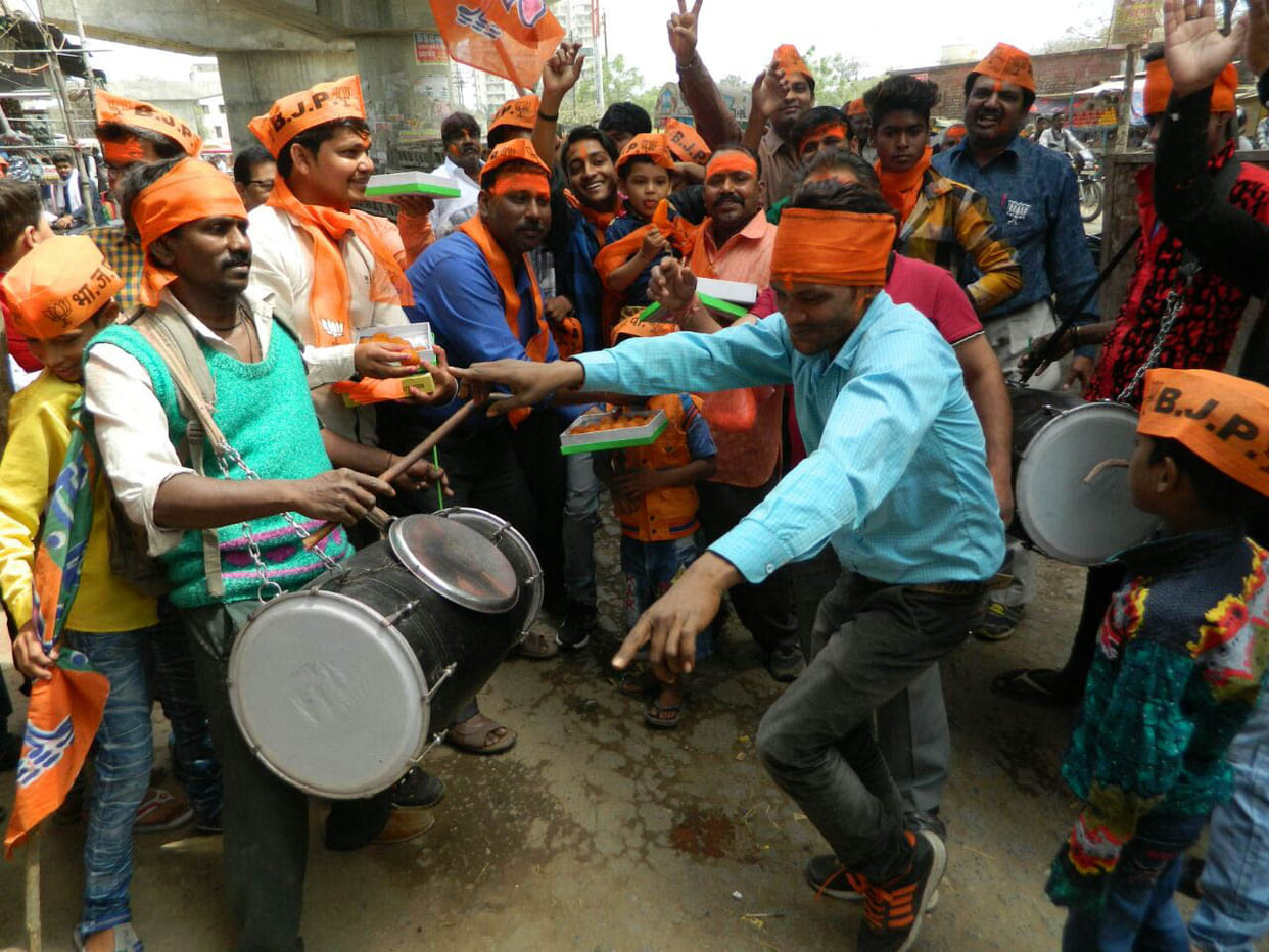 varanasi cheers and celebrate in yogi adityanath cabinet,two ministers from varanasi