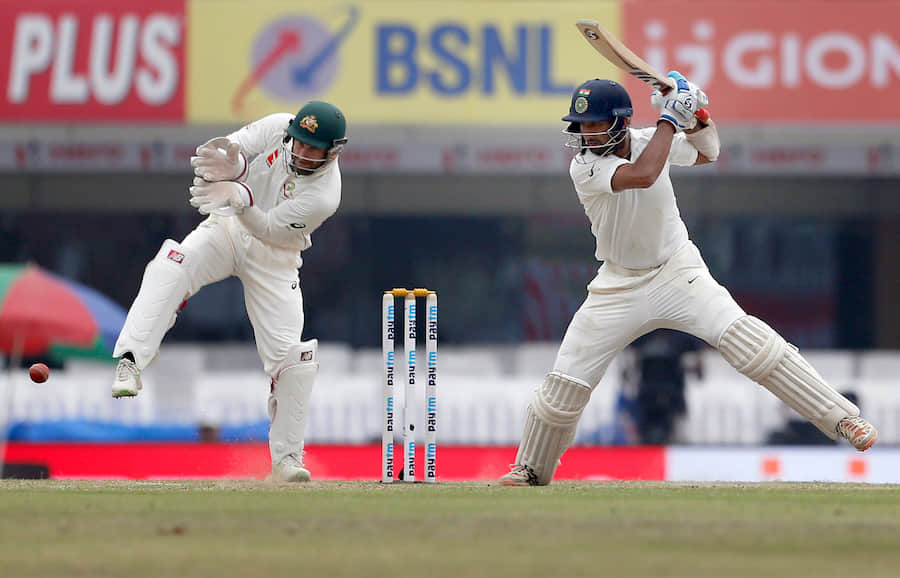 Cheteshwar Pujara becomes third Indian to bat on all five days of Test match