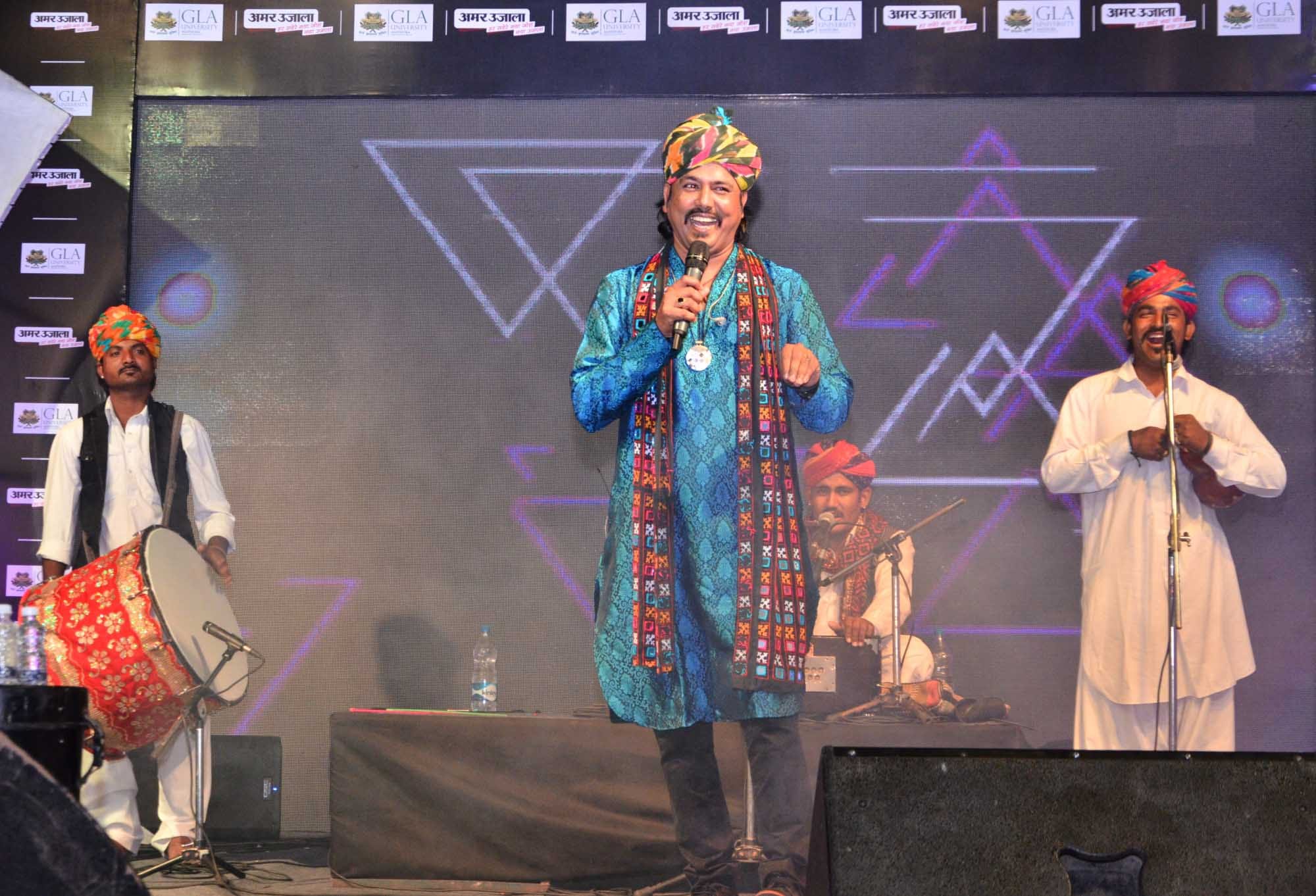 amarujala basantutsav celebration in mathura bjajbhoomi