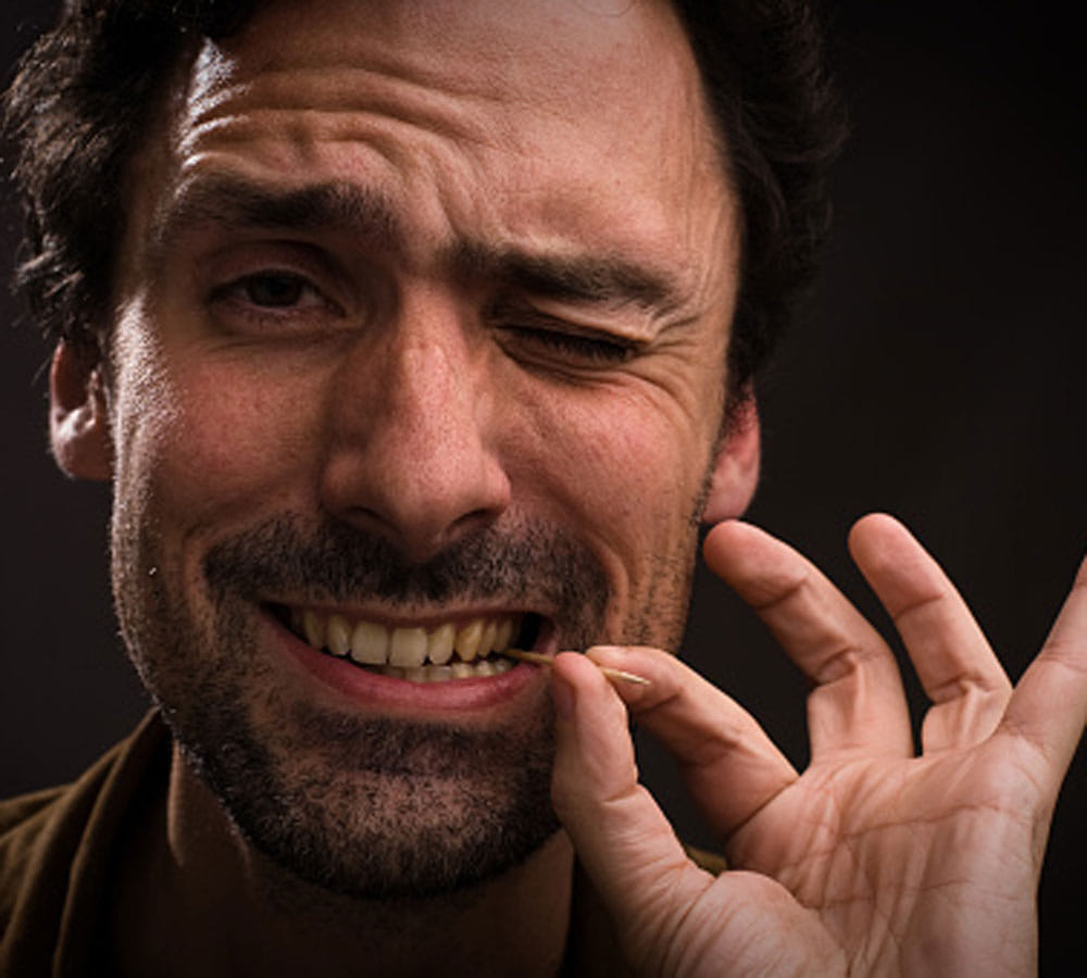 toothpick is harmful for oral health