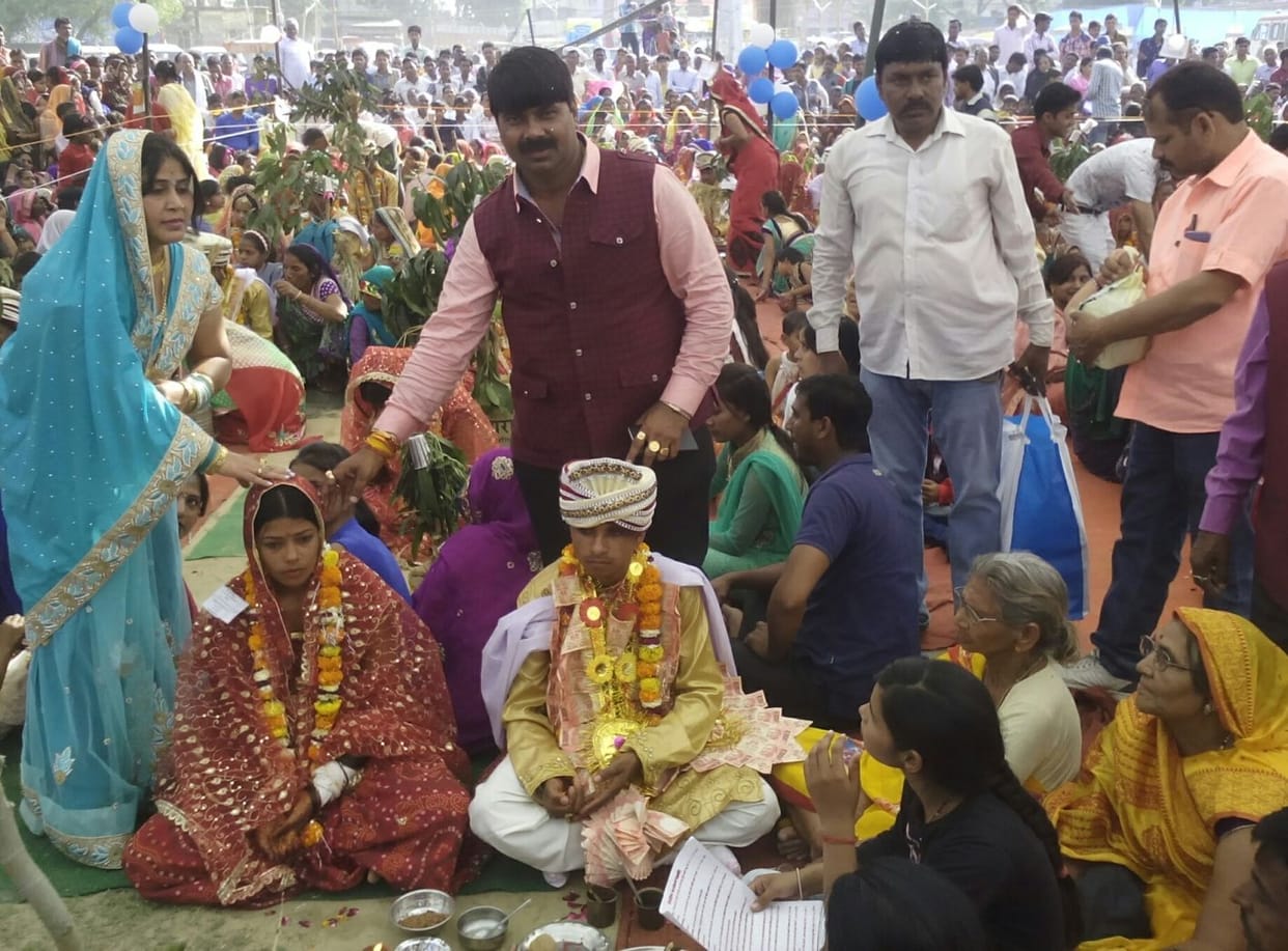 ek hee pandaal mein hua nikaah aur vivaah