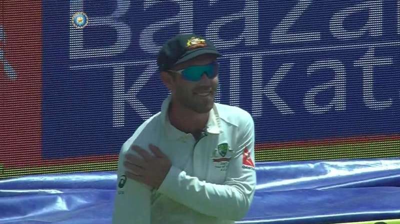 Glenn Maxwell mock Virat Kohli after his dismissal on day 3
