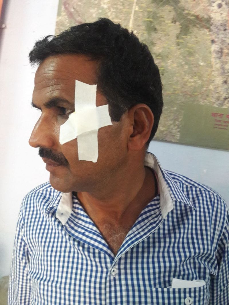 Chowki Incharge attack on sub inspector