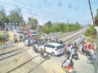 jind,  highway gate, road jaam.   harayana