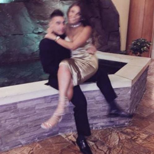 couple taking romantic photos and goes with an accident
