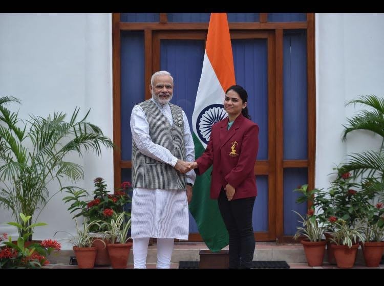 Shooter Apoorvi Chandela won gold