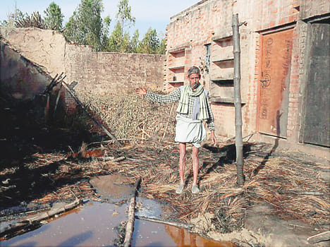 Three houses burnt in a bee
