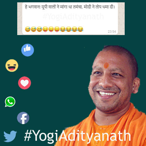 whatsapp jokes on yogi adityanath after being elected up cm