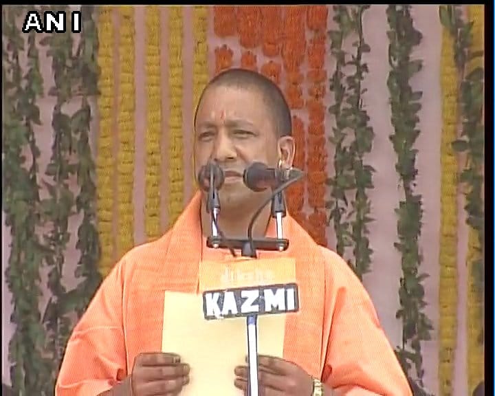 yogi cabinets takes oath in up top 10 devolopments