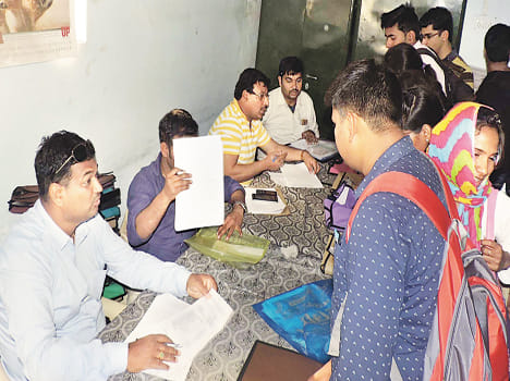 45 candidates who arrived in the counseling the next day