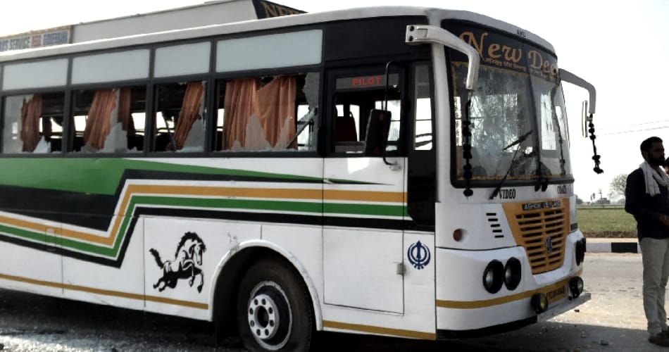 akali dal leader bus, accident in faridkot, punjab news