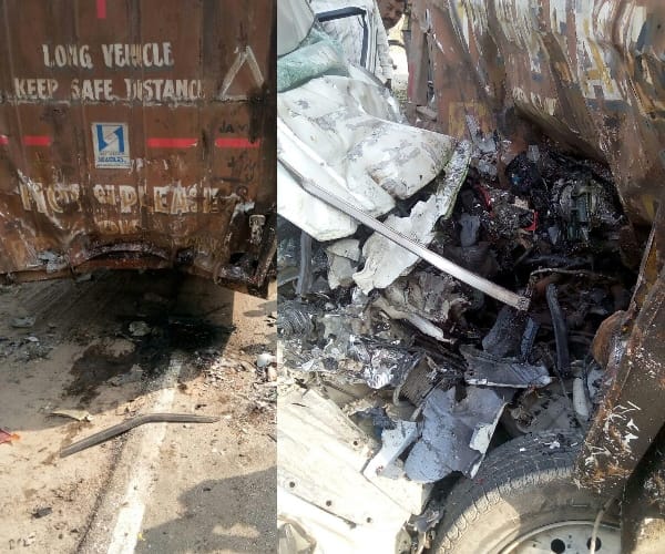 assistant professor died in an accident in Lucknow.