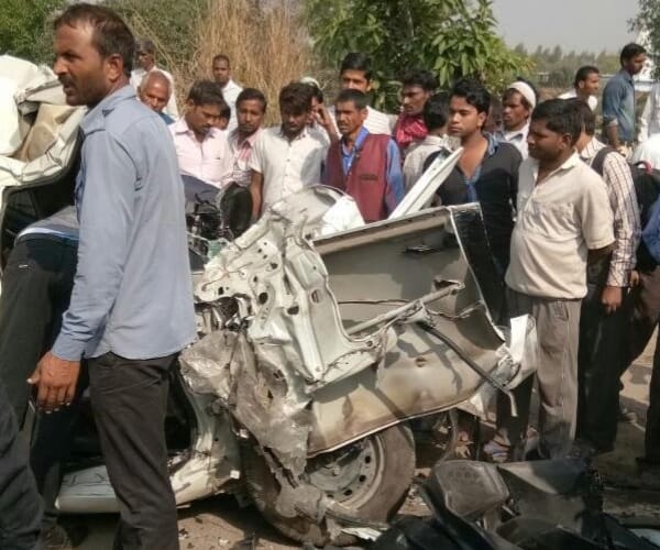 assistant professor died in an accident in Lucknow.