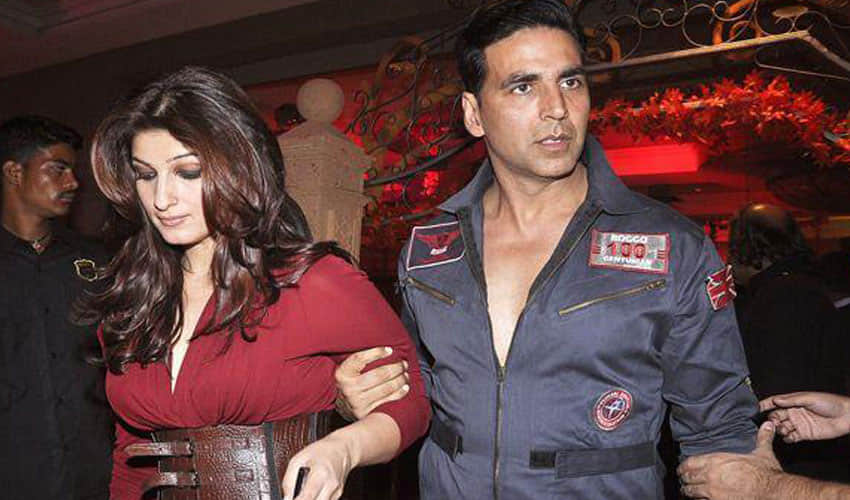 bollywood actor akshay kumar and twinkle khanna pictures