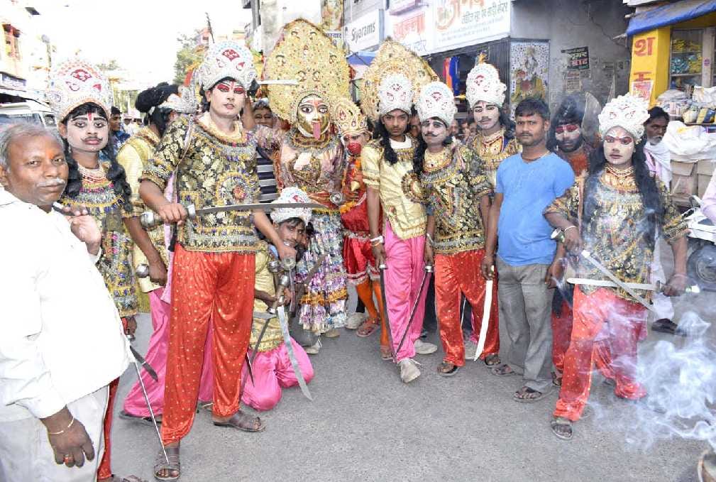 Shitala Mata's devotees took out the procession